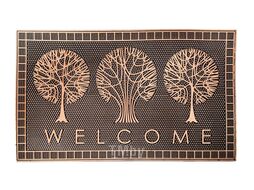 Коврик придверный резиновый "welcome woods" 45x75 см Blabar 93622