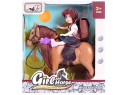 Куколка "Girl and horse".Игрушка Darvish SR-T-3452