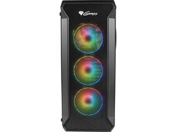 Корпус IRID 505 ARGB V2 Black ATX 4xFan USB2/USB3 4xFan RGB w/o PSU Genesis NPC-1518