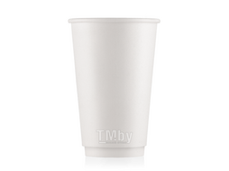 Стакан картонный 400мл, 2сл., 20шт, цв.белый Ecocups 425