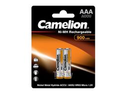 Аккумулятор AAA Ni-MH 2шт Camelion HR03 900mAh