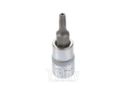 Головка торцевая с вставкой torx с отверстием 1/4" T15H, LICOTA H2TT15