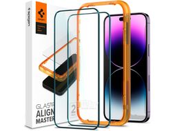 Защитное стекло Spigen Align Master Full Cover для iPhone 14 Pro Max 2 шт (AGL05204)