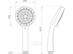 Душевая стойка AVSSS-029 AV Engineering