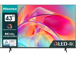 Телевизор Hisense 43E7KQ (4K, QLED, Smart TV, Wi-Fi)