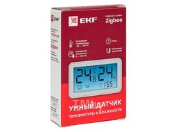 Умный датчик температуры и влажности с экраном Zigbee EKF Connect is-th-zb