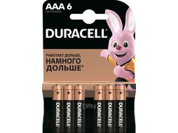 Комплект батареек Duracell LR03/MN2400/AAA 6BL