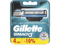 Набор сменных кассет Gillette Mach3 (4шт)