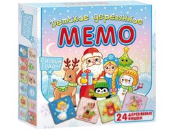 Развивающая игра Нескучные игры Мемо. С Новым годом / 8595/36