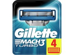 Набор сменных кассет Gillette Mach3 Turbo (4шт)