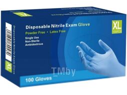 Перчатки одноразовые Nitrile Gloves Нитриловые (XL, 100шт)