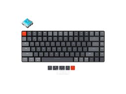 Клавиатура игровая Keychron K3 RGB K3-E2-RU V2 (механическая, USB/Bluetooth, RGB, Hot-Swap, Keychron Low Profile Optical Blue Switch, серый/черный) / wireless