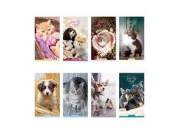 Блокнот А6 24л на скрепке "Cute animals" в клетку ArtSpace Б6к24_46867