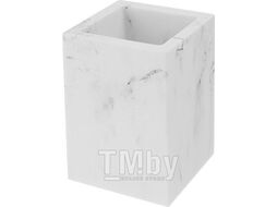 Стакан MARBLE, белый, PERFECTO LINEA (Материал: НАТУРАЛЬНЫЙ КАМЕНЬ, полирезин)