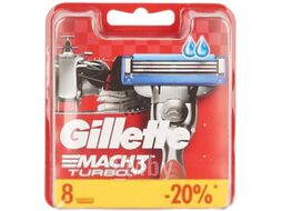 Набор сменных кассет Gillette Mach3 Turbo (8шт)