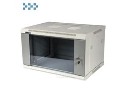 Шкаф настенный серии Pro, 22U 600x800, стеклянная дверь TWT-CBWPG-22U-6x8-GY