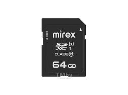 Карта памяти SDXC 64GB U1/C10 Mirex 13611-SD10CD64