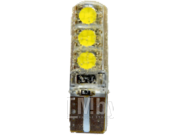 Светодиод LED 89209Pg SMD=6(5050) сил. с обманк. 6000K T10 (W5W 12V 3W 180Lm W2.1x9.5d)10шт BOCXOD