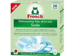 Таблетки для посудомоечных машин Frosch All in One Soda (30шт)