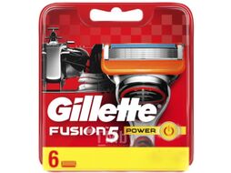 Набор сменных кассет Gillette Fusion Power (6шт)