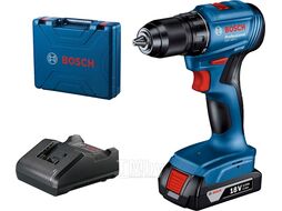 Аккум. дрель-шуруповерт BOSCH GSR 185-LI в чем. (18.0 В, 1 акк., 2.0 А/ч Li-Ion, 2 скор., 50 Нм, шурупы до 10 мм)