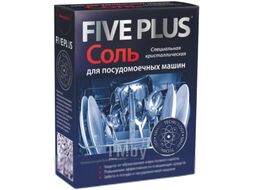 Соль для посудомоечных машин Five Plus Специальная кристаллическая (1.5кг)