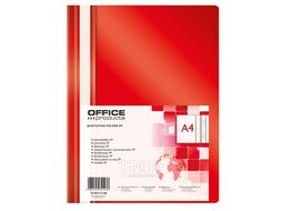 Папка скоросшиватель А4 красный Office Products 21101111-04