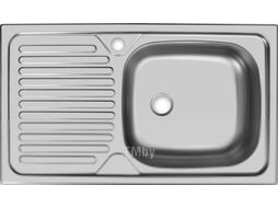 Мойка кухонная Ukinox Классика CLM760.435 5K 1R (с сифоном)