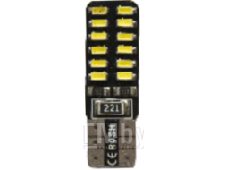 Светодиод LED 89218Pg SMD=24(3014) обм. на син. Плате 6000K T10 (W5W 12V 3W 130Lm W2.1X9.5d)10шт BOCXOD