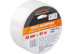 Лента малярная 48ммх45м STARTUL PROFI (ST9043-48-45), белая