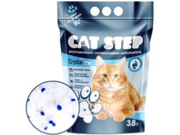 Наполнитель для туалета Cat Step Силикагелевый / 20363007 (3.8л/1.6кг)