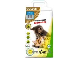 Наполнитель для туалета Super Benek Corn Cat Golden (7л/4.35кг)