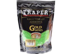 Прикормка рыболовная Traper Gold Pieczywo Fluo Zielone (400гр)