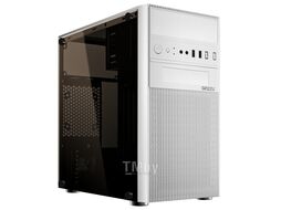 Корпус D290 GINZZU White, MiniTower, 2*USB2, окно на боковой стенке (акрил), белый (max CPU COOL 148мм, max GPU 320мм)