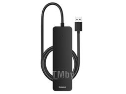 Хаб Baseus BS-OH080 UltraJoy Series 4 порта Lite, кабель 50см (USBA to USB3.0*4) Cluster Black (B0005280B111-02)