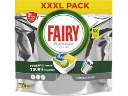 Капсулы для посудомоечных машин Fairy Platinum All in One Лимон (100шт)