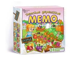 Развивающая игра Нескучные игры Мемо Огород / 8501