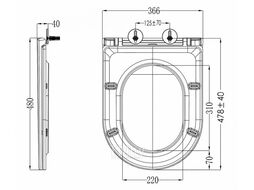 Сиденье для унитаза, COMFORT X3 AV engineering AVWHR203X3C