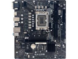 Материнская плата Soc1700 H610MH D5 Biostar mATX, Intel H610, 2xDDR5 (до 5600 МГц), 1xPCIe x16, 1xPCIe x1, 1xM.2, 4xSATA, D-SUB(VGA)+HDMI