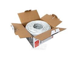 Кабель витая пара TERACOM PRO Cat.5E F/UTP 4 пары solid 24AWG оболочка PVC цвет серый EKF TRP-5EFTP-04PVC-GY-IN3