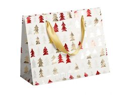 Пакет бумажный подарочный 32*13*24,5 см "Santa Premium" Clairefontaine 212878C