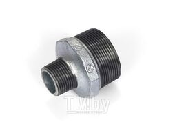 Ниппель ред. 1 1/2" х 1 1/4" нар.-нар. оцинкованн., AV engineering AVEC500112114