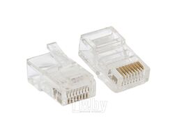 Коннектор RJ-45 TERACOM PRO неэкранированный 8P8C 30мкд Cat.5E универсальный (10шт) EKF TRP-PLUG-5EUTP-10