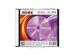 Оптический диск BD-R 50GB 6X DL Brand Slim case (1/50) Mirex UL141006A6S