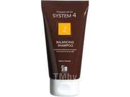 Шампунь для волос Sim Sensitive System 4 2 Balancing Shampoo Для сухой кожи головы (75мл)