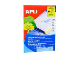 Самоклеящиеся этикетки универсальные 70х37 бел. 24/100 APLI 3135/1273