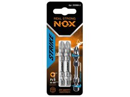 Бита impact Е6,3 Pz3-60, 2 шт карта STRIKE Nox 333360-2