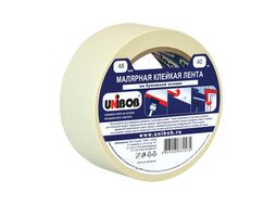 Малярная клейкая лента 48мм х 40м, белая Unibob 37963