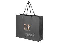 Пакет бумажный упаковочный черный 27*32*9.5cm La and Te Kit LT-B1(black)