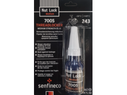 Фиксатор резьбы средней фиксации (синий)10 мл Threadlocker Medium Strength Blue Senfineco 7005